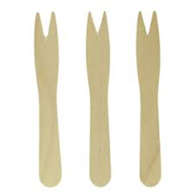 Forchettine in legno ecologico Patata 24 - 250 pz