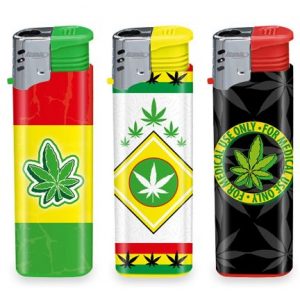 ACCENDINO ATOMIC TURBO 50pz GREEN LEAF