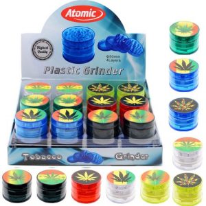 Grinder Atomic Leaf in PVC - 50mm 4 parti