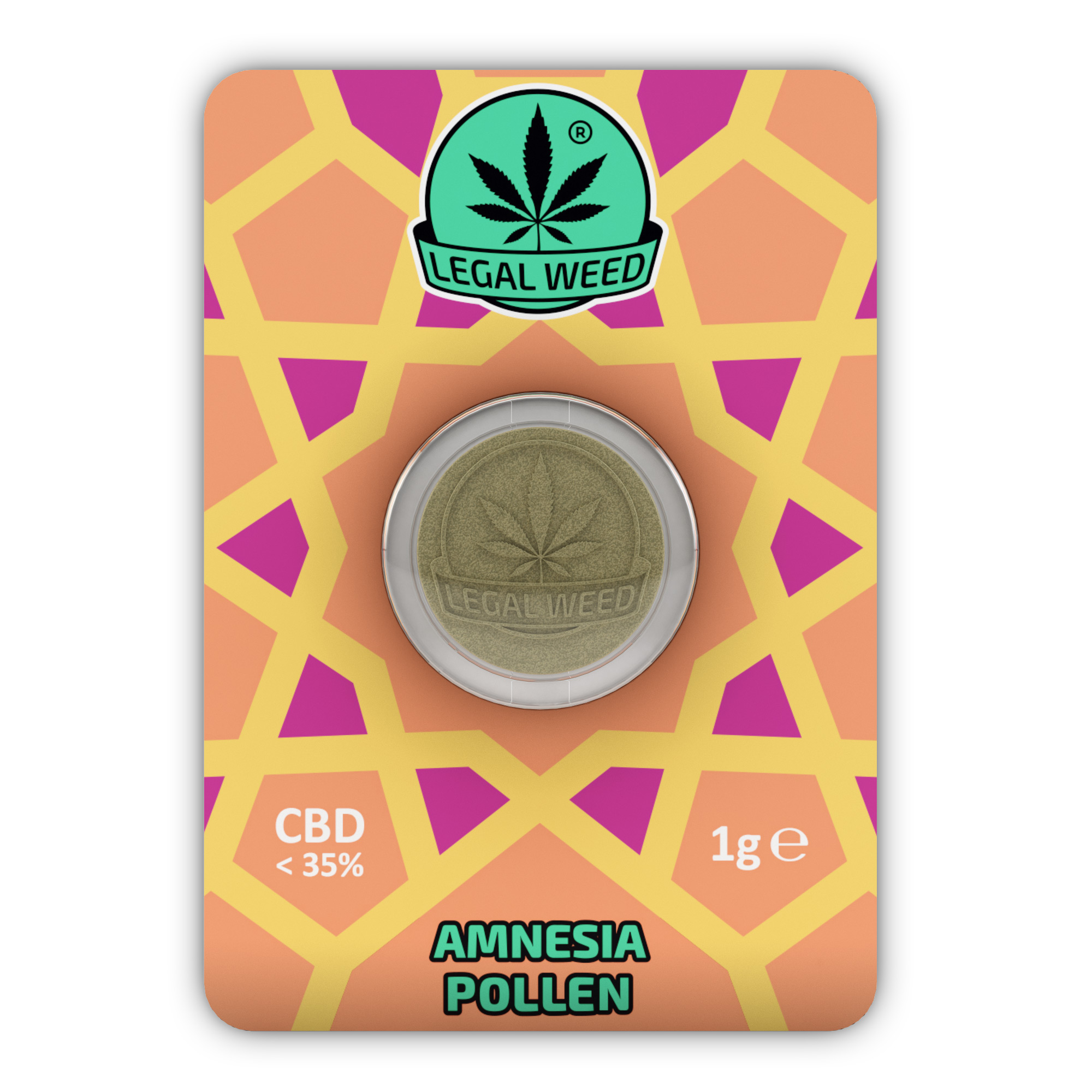 Legal Weed - COIN AMNESIA POLLEN 1g