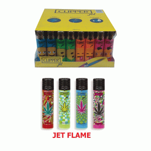 Clipper accendino jet flame cannabis 48 p.zzi