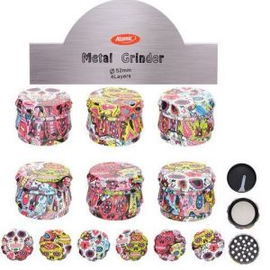 GRINDER ATOMIC METAL 52mm 4parti Skull