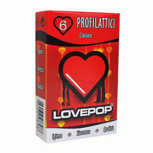 PRESERVATIVI LOVEPOP NORMALE 6pz - PER DISTRIBUTORE