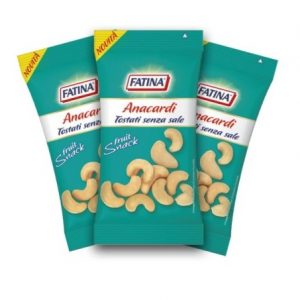 SNACK FATINA 26pz - 25gr ANACARDI TOSTATI SENZA SALE