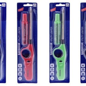 Accendigas ricaricabile prof maxi + bomboletta gas 1pz blister assortiti