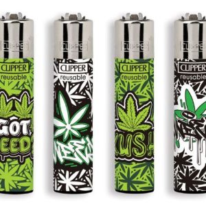 Clipper accendino pietrina graffiti leaves 48pz